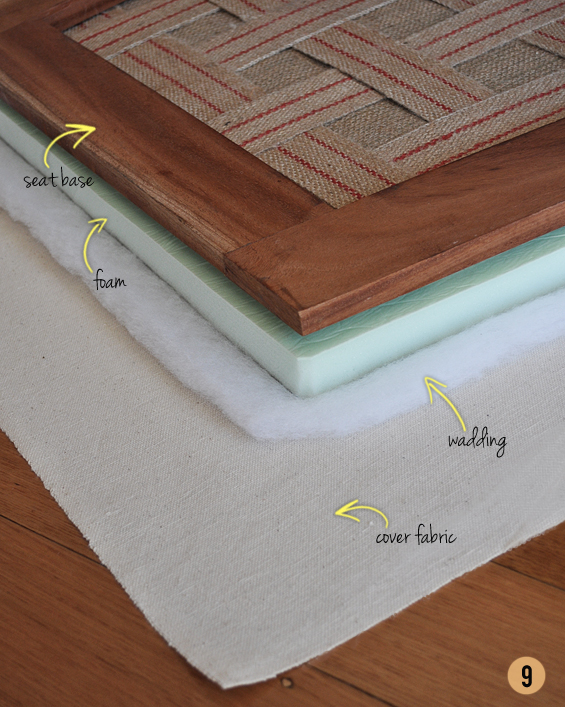 How To Upholster a Drop-In Seat from Scratch