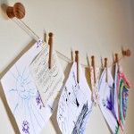 String & Peg Art Holder