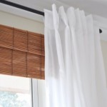 Faux Bamboo Valance