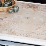 Coastal Map Coffee Table