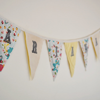 DIY Fabric Bunting Flags Tutorial