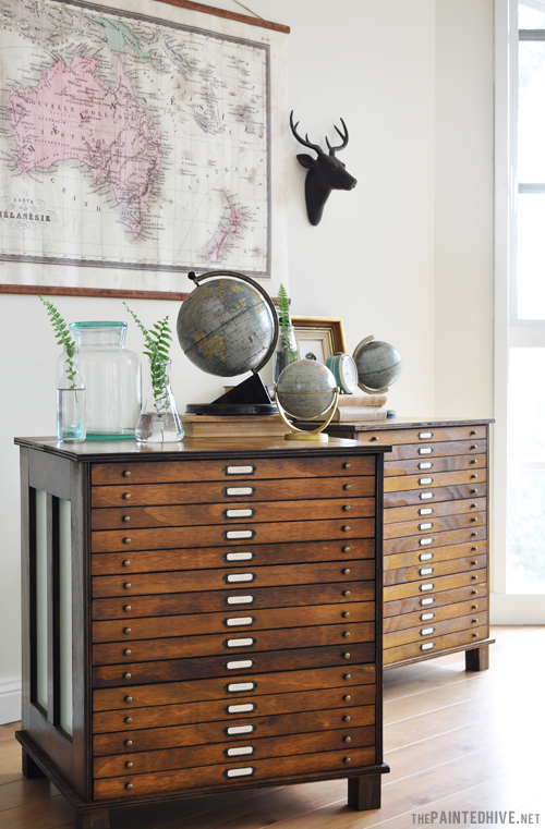 DIY Multi-Drawer Cabinets from Laminate Bedside Tables | The Painted Hive