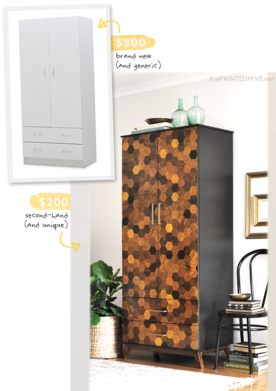 Laminate Wardrobe Hack | The Painted Hive