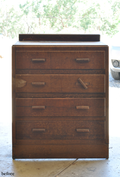 Dresser Makeover Before