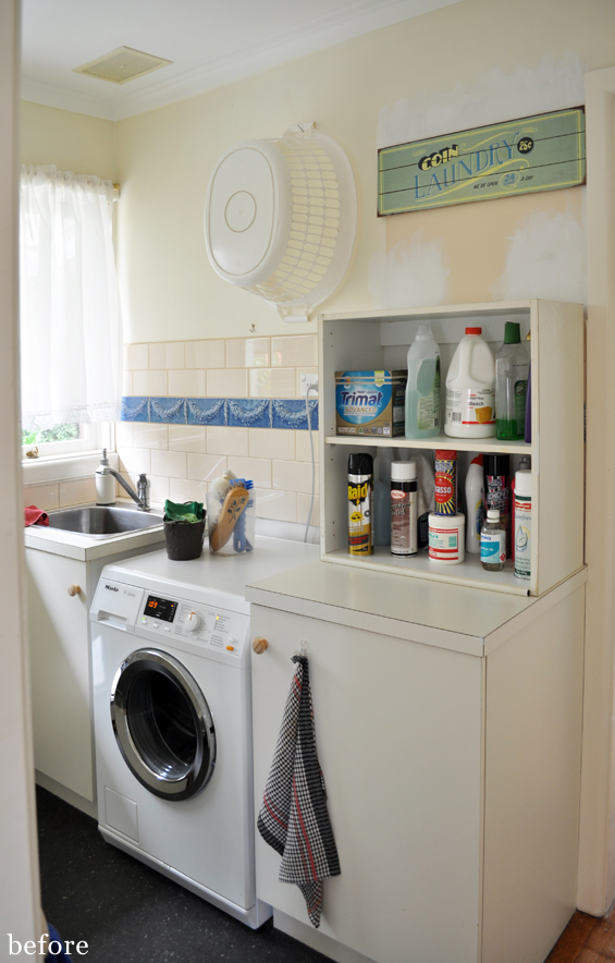 Laundry Room Makeover Before