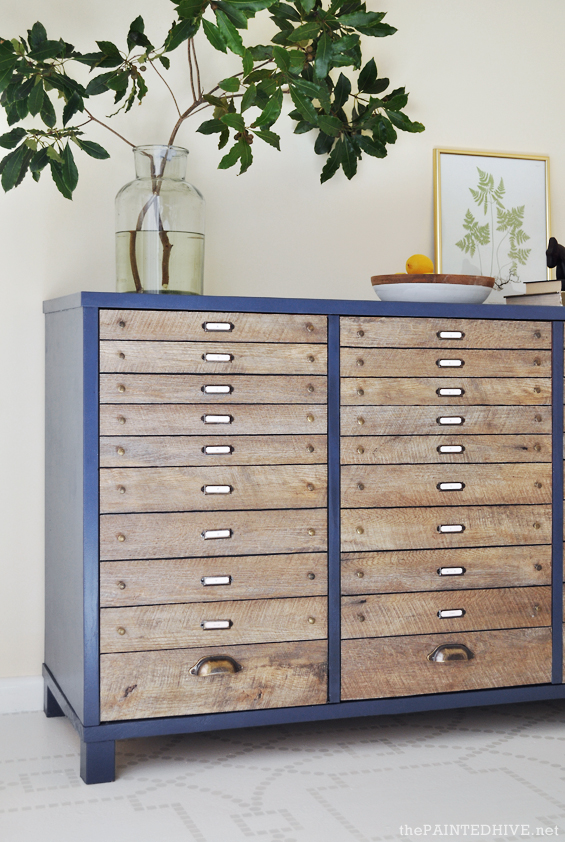 DIY Faux Drawer Cabinet