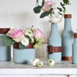 Upcycled Food Jar Vases