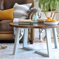 Easy DIY Cross Base Table Tutorial