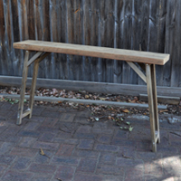 DIY Rustic Console Table for the Flip House Entry