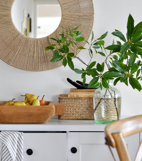 Styling a Sideboard by ‘Shopping the House’