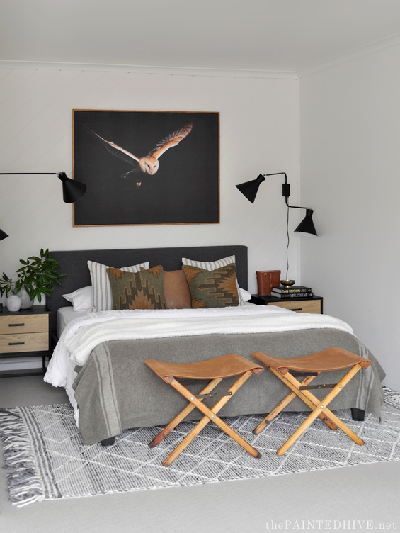 Masculine Budget Bedroom Makeover