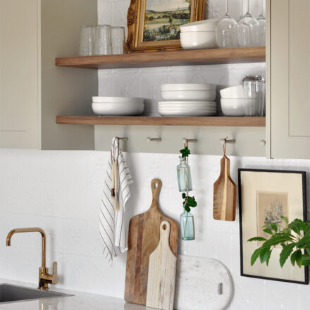 Turning an Old Table Top into New Floating Shelves